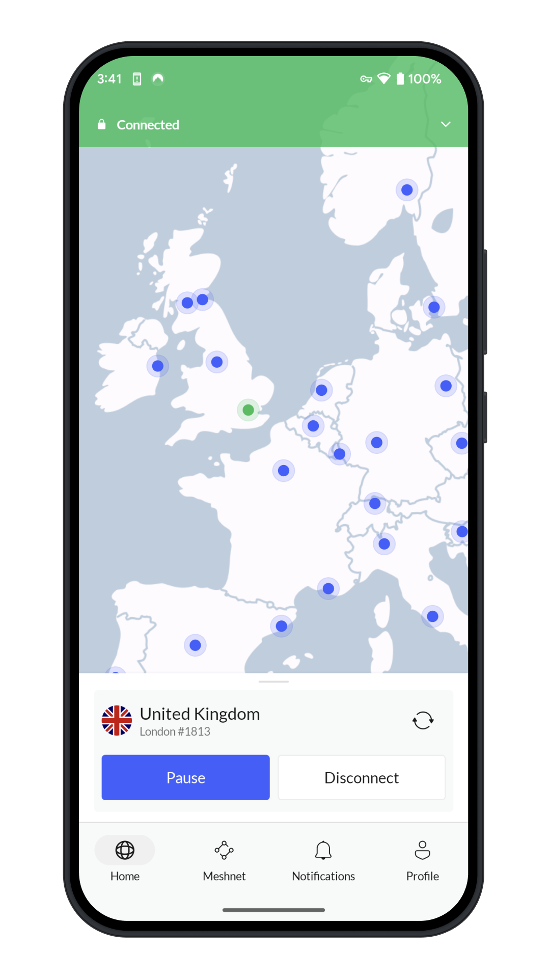 NordVPN on Android
